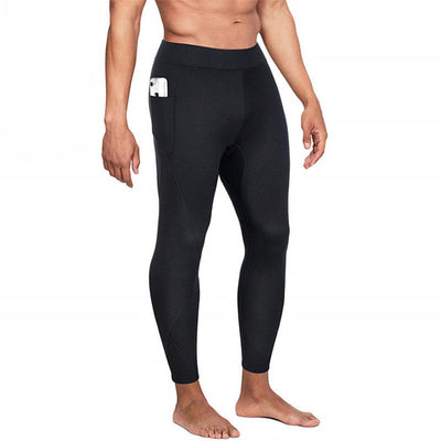 Neoprene Men's Sweatpants Running Black SHOPPORA