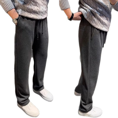 Loose Casual Men's Trendy Sports Sweatpants Thin Wide Leg Mop Long Pants SHOPPORA