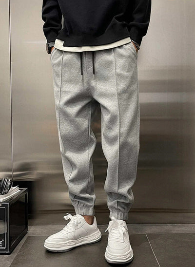 Thicken Ankle-tied Drawstring Leisure Sweatpants SHOPPORA