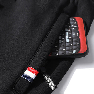 Men's Casual Loose Straight-leg Cotton Sweatpants SHOPPORA