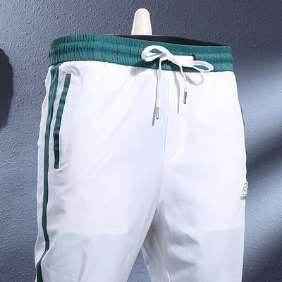 Ice Silk Breathable Stretch Slim-fitting Ankle-tied Skinny Sports Pants SHOPPORA