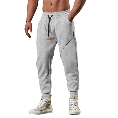 Warm Leisure Outdoor Track Sweatpants Men's Loose Tappered SHOPPORA