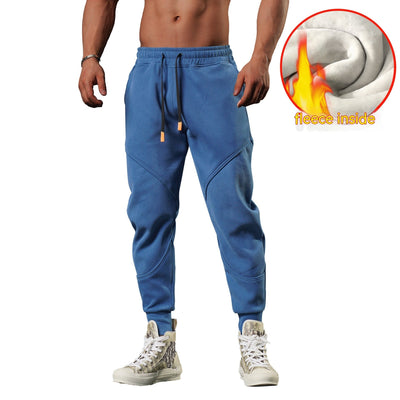 Warm Leisure Outdoor Track Sweatpants Men's Loose Tappered SHOPPORA