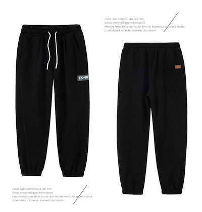 Men's Fleece Thickened Sports Casual Long Sweatpants SHOPPORA
