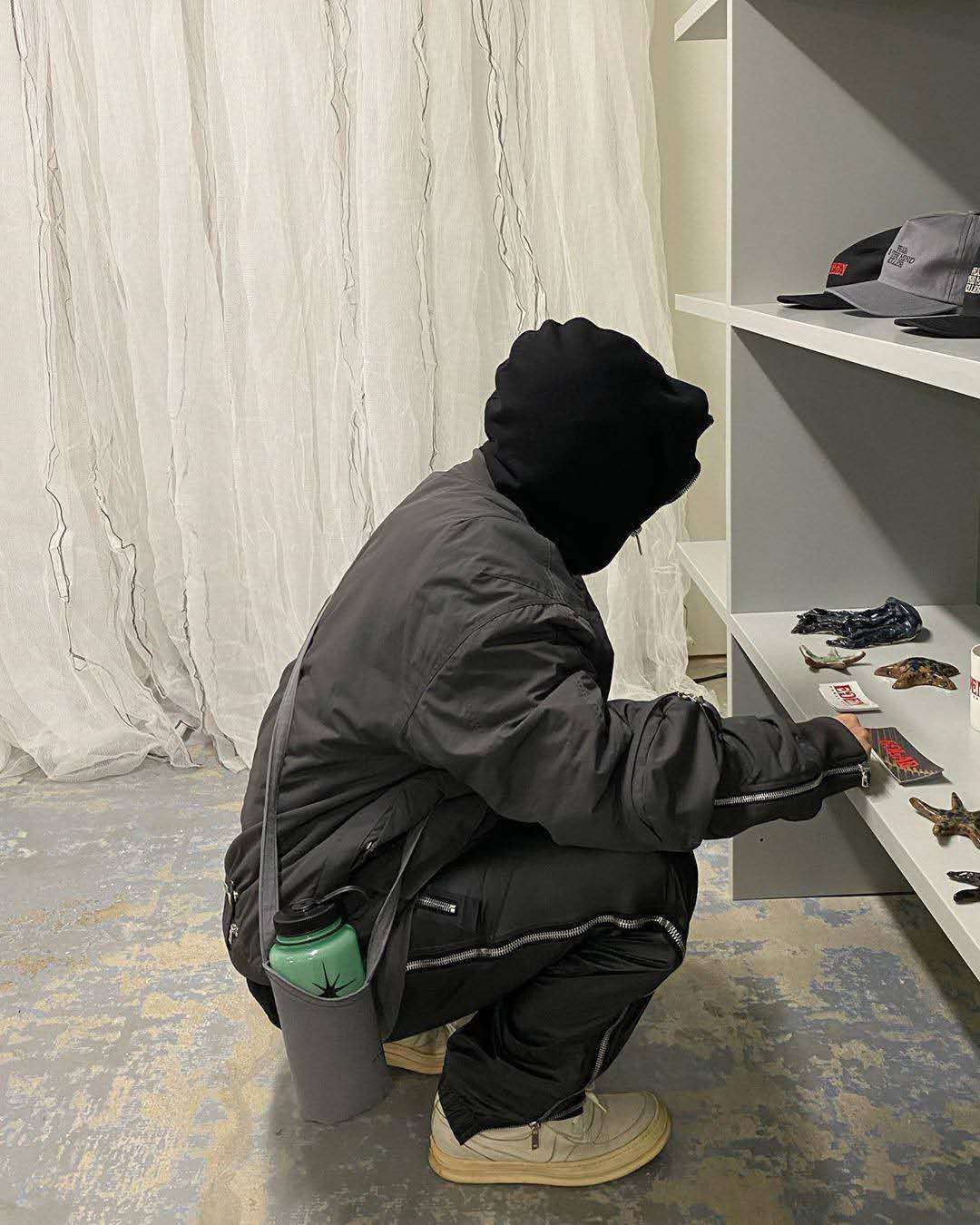 Dark Side Zip Sweatpants Hip Hop Street SHOPPORA