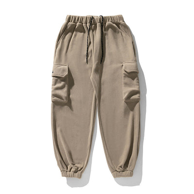 Polar Fleece Loose Sports Workwear Sweatpants SHOPPORA