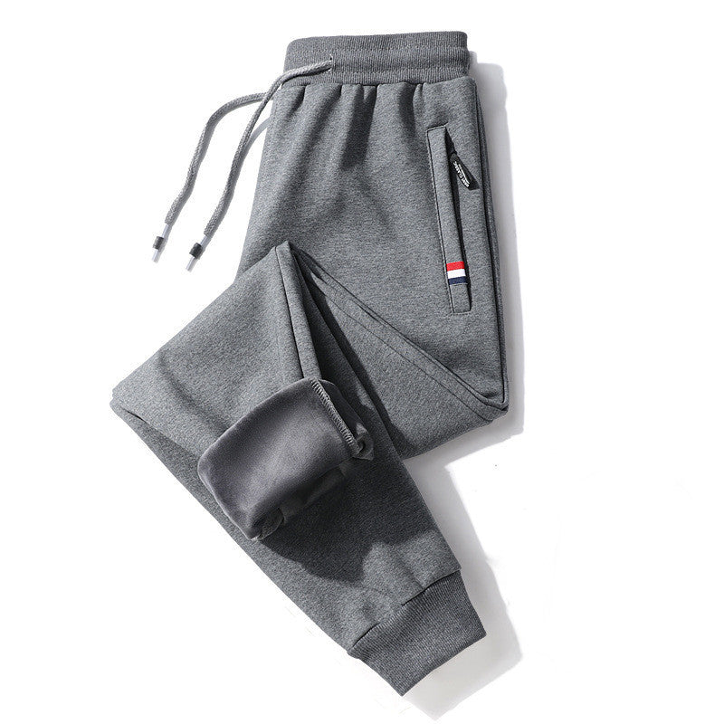 Men's Casual Loose Straight-leg Cotton Sweatpants SHOPPORA