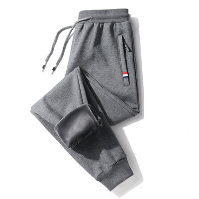 Men's Casual Loose Straight-leg Cotton Sweatpants SHOPPORA