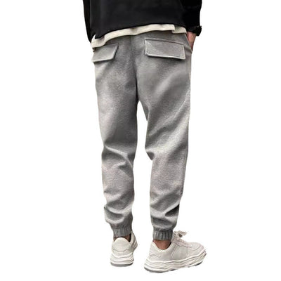 Thicken Ankle-tied Drawstring Leisure Sweatpants SHOPPORA
