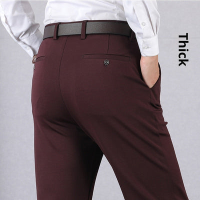 Elastic Dad Suit Trousers For Middle-aged And Elderly People SHOPPORA