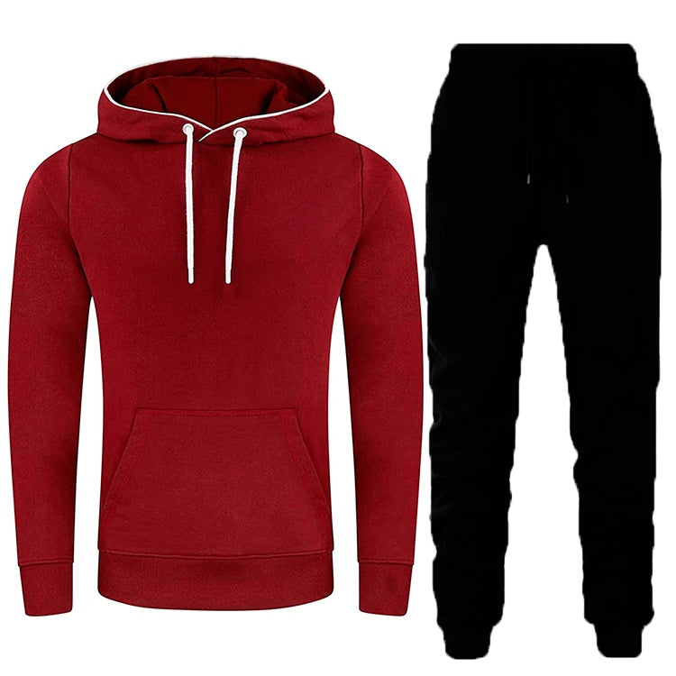 Men's Comfort And Leisure Casual Hooded Pullover Sweater Pocket SHOPPORA
