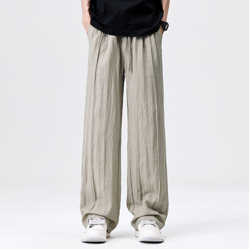 New Men's Summer Tencel Lyocell Breathable Sports Pants SHOPPORA