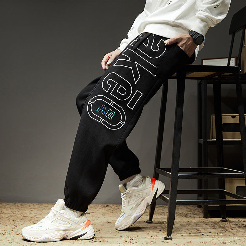 Men's Fashion Fleece Thick Sweatpants Plus Size SHOPPORA