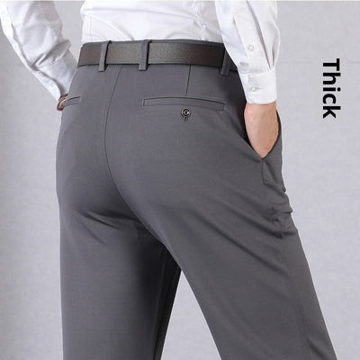 Elastic Dad Suit Trousers For Middle-aged And Elderly People SHOPPORA