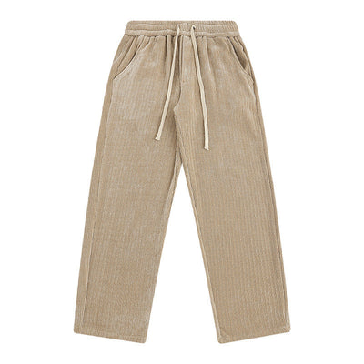 Corduroy Draped Knit Sweatpants For Men SHOPPORA