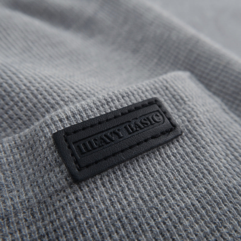 Knitted Long-staple Cotton Yarn Waffle Sweatpants SHOPPORA