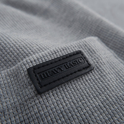 Knitted Long-staple Cotton Yarn Waffle Sweatpants SHOPPORA