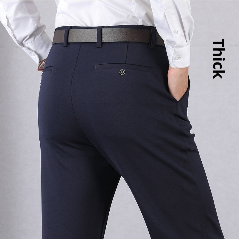 Elastic Dad Suit Trousers For Middle-aged And Elderly People SHOPPORA