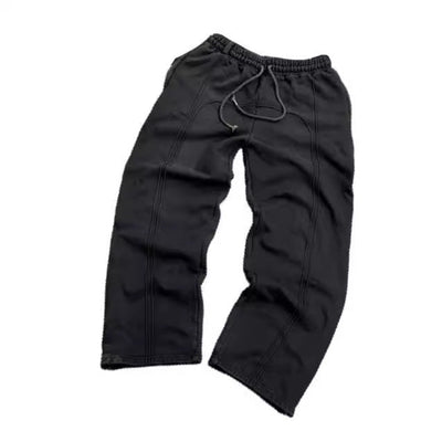 Men Stretch Rope Sweatpants Casual Trousers SHOPPORA