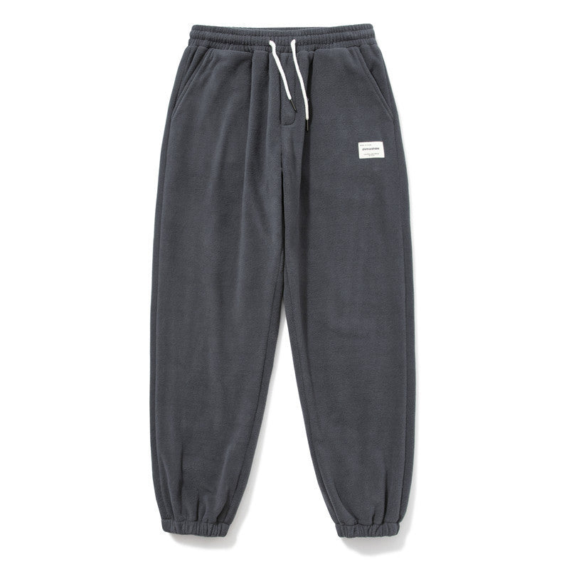 Fleece And Thick Sweatpants For Men's Fashion Loose SHOPPORA