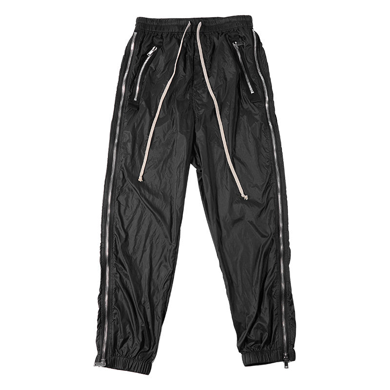 Dark Side Zip Sweatpants Hip Hop Street SHOPPORA