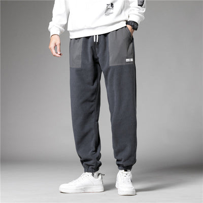 Fleece And Thick Sweatpants For Men's Fashion Loose SHOPPORA