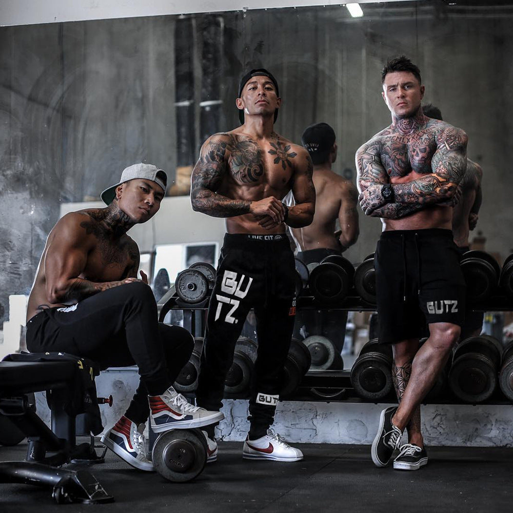 European And American Trend With Fleece Sweatpants Men SHOPPORA