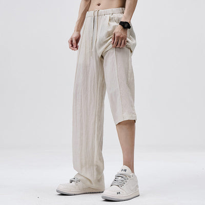 New Men's Summer Tencel Lyocell Breathable Sports Pants SHOPPORA