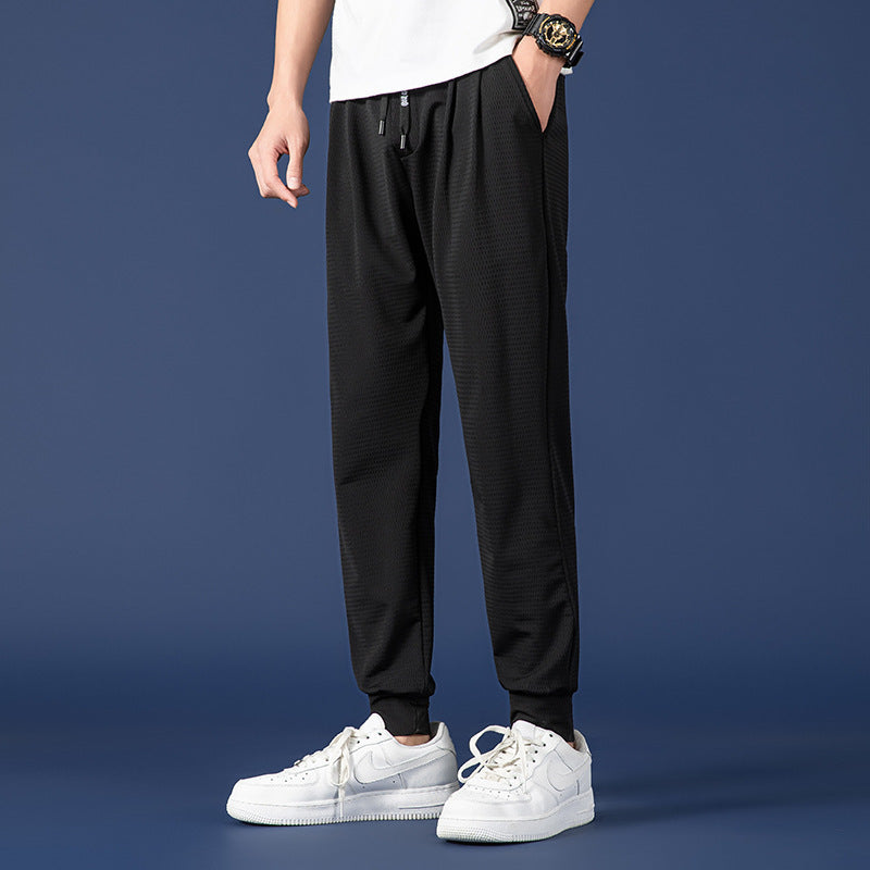 Nine Point Drawstring Wide Leg Sweatpants SHOPPORA