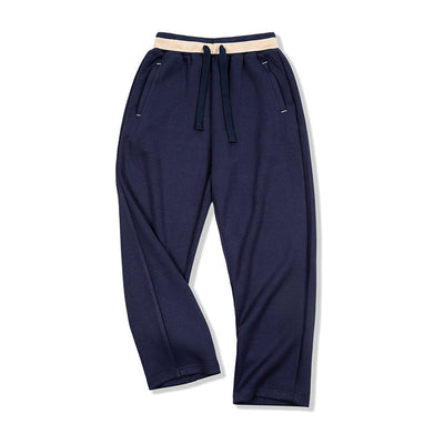 American Casual Air Layer Sweatpants Loose Drooping Anti-wrinkle Elastic Straight SHOPPORA