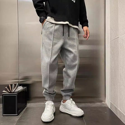 Thicken Ankle-tied Drawstring Leisure Sweatpants SHOPPORA
