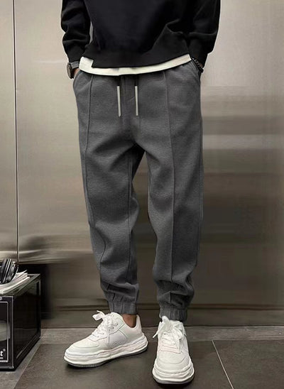 Thicken Ankle-tied Drawstring Leisure Sweatpants SHOPPORA