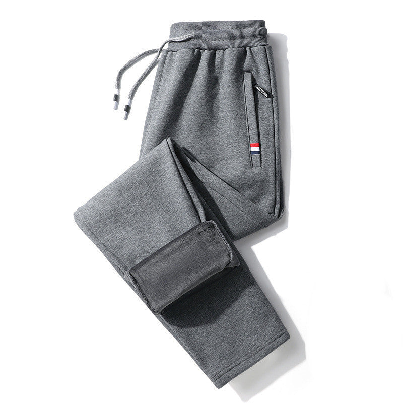 Men's Casual Loose Straight-leg Cotton Sweatpants SHOPPORA