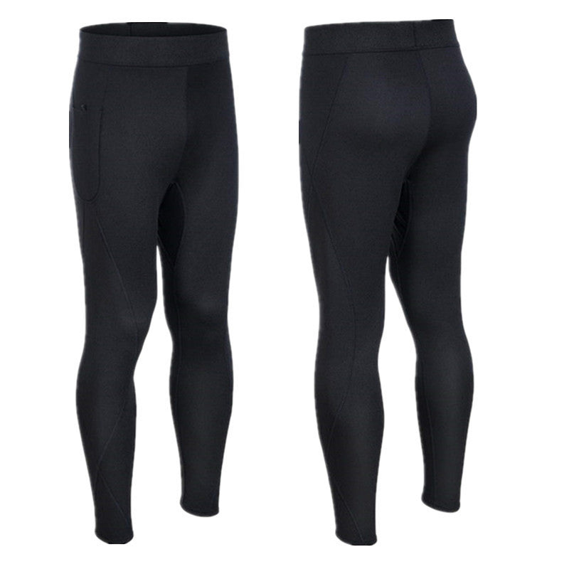 Neoprene Men's Sweatpants Running Black SHOPPORA