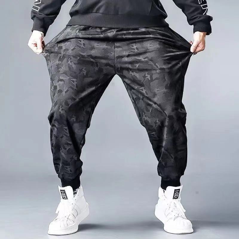 Summer Casual Men's Plus Size Sweatpants Youth Cropped Trousers SHOPPORA