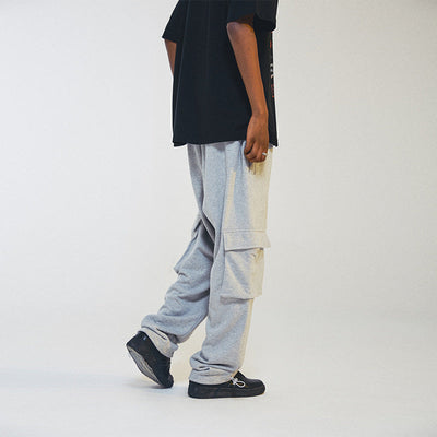 Men's Straight Loose Double Pocket Sweatpants SHOPPORA