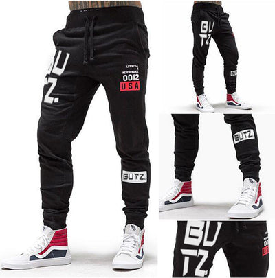 European And American Trend With Fleece Sweatpants Men SHOPPORA