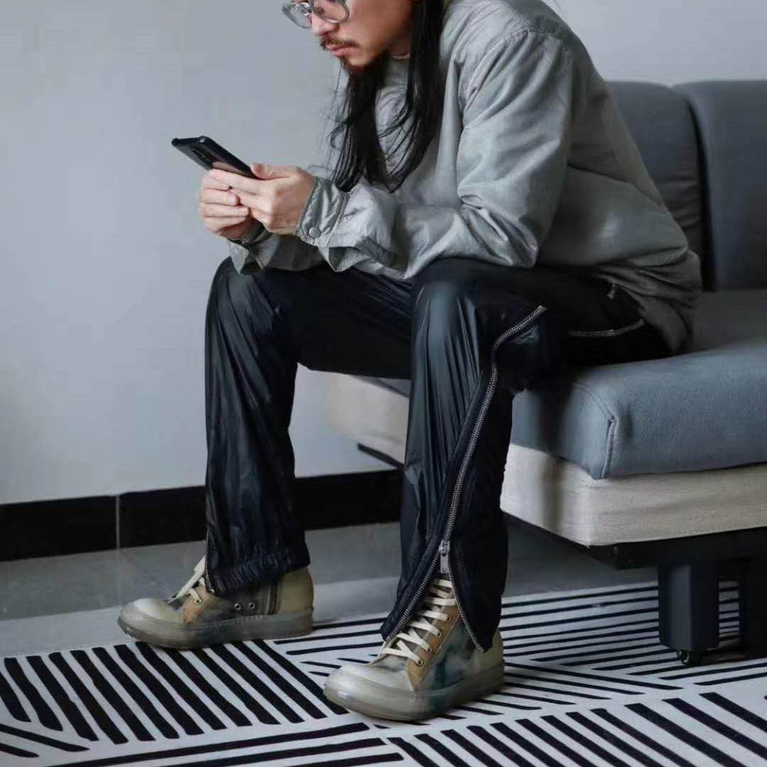 Dark Side Zip Sweatpants Hip Hop Street SHOPPORA