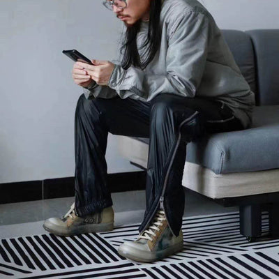 Dark Side Zip Sweatpants Hip Hop Street SHOPPORA