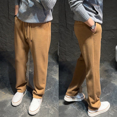 Loose Casual Men's Trendy Sports Sweatpants Thin Wide Leg Mop Long Pants SHOPPORA