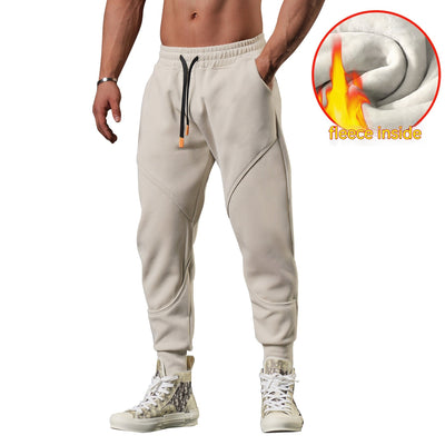 Warm Leisure Outdoor Track Sweatpants Men's Loose Tappered SHOPPORA