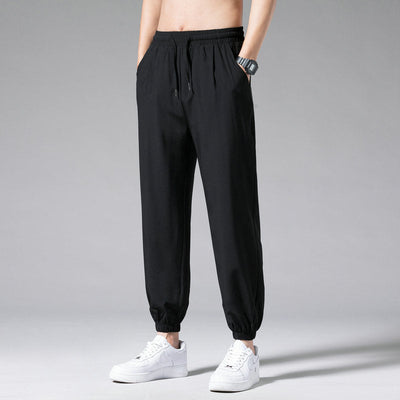 Nine Point Drawstring Wide Leg Sweatpants SHOPPORA