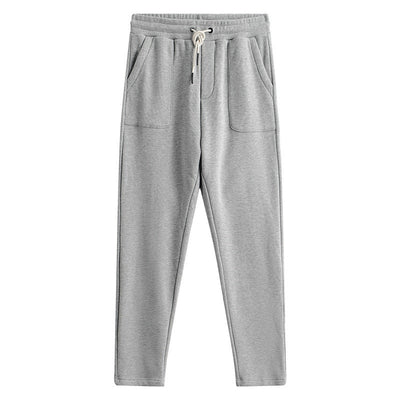 Knitted Long-staple Cotton Yarn Waffle Sweatpants SHOPPORA