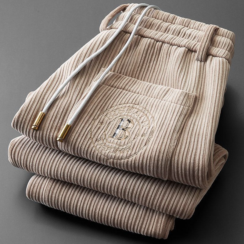 Fashionable Soft Corduroy Sweatpants For Men SHOPPORA