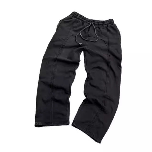 Men Stretch Rope Sweatpants Casual Trousers SHOPPORA