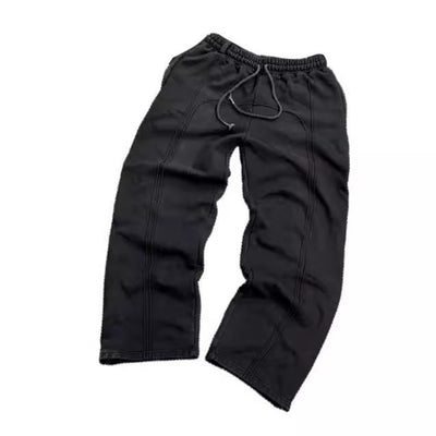Men Stretch Rope Sweatpants Casual Trousers SHOPPORA