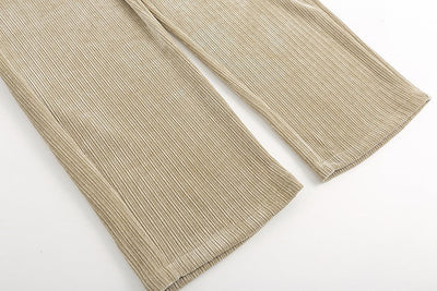 Corduroy Draped Knit Sweatpants For Men SHOPPORA