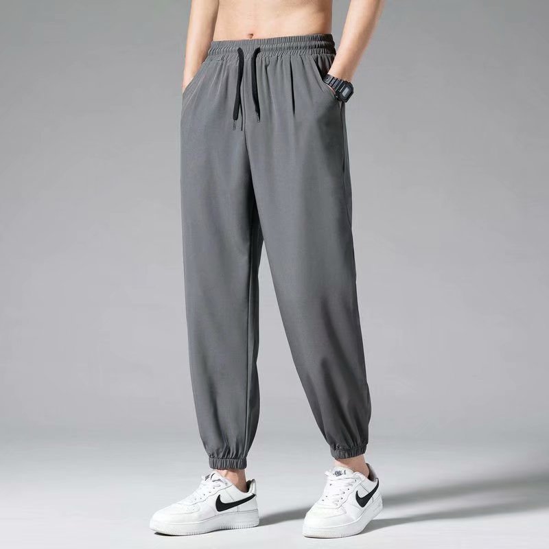 Nine Point Drawstring Wide Leg Sweatpants SHOPPORA