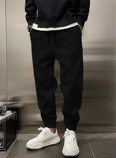 Thicken Ankle-tied Drawstring Leisure Sweatpants SHOPPORA