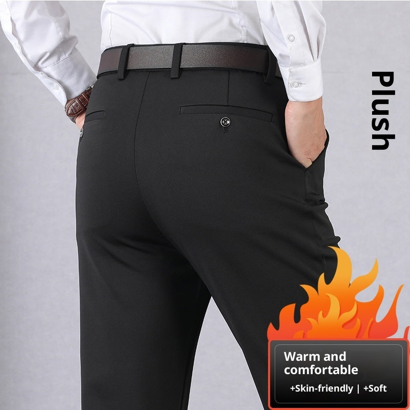 Elastic Dad Suit Trousers For Middle-aged And Elderly People SHOPPORA